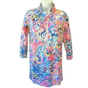 Lilly Pulitzer Girls Little Skipper Popover Dress in So Sofishticated